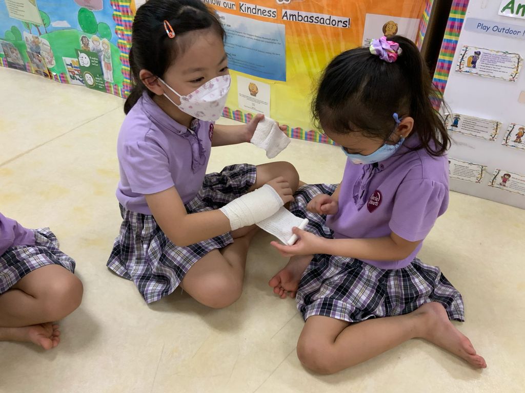 Cherie Hearts Kidz Campus @ Pasir Ris Elias Mall - “Basic First Aid Activity by Red Cross Junior” on 11th August 2022 (Thursday) — photo 1