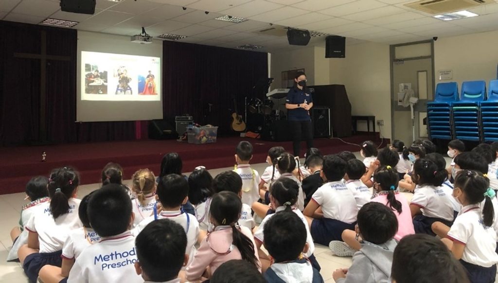 Loving my community! @ Bedok Methodist Preschool