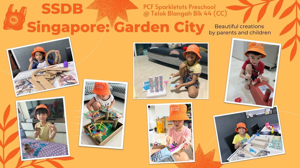 SSDB - Singapore: Garden City - 3D crafts using recyclables (Home-Link Activity)