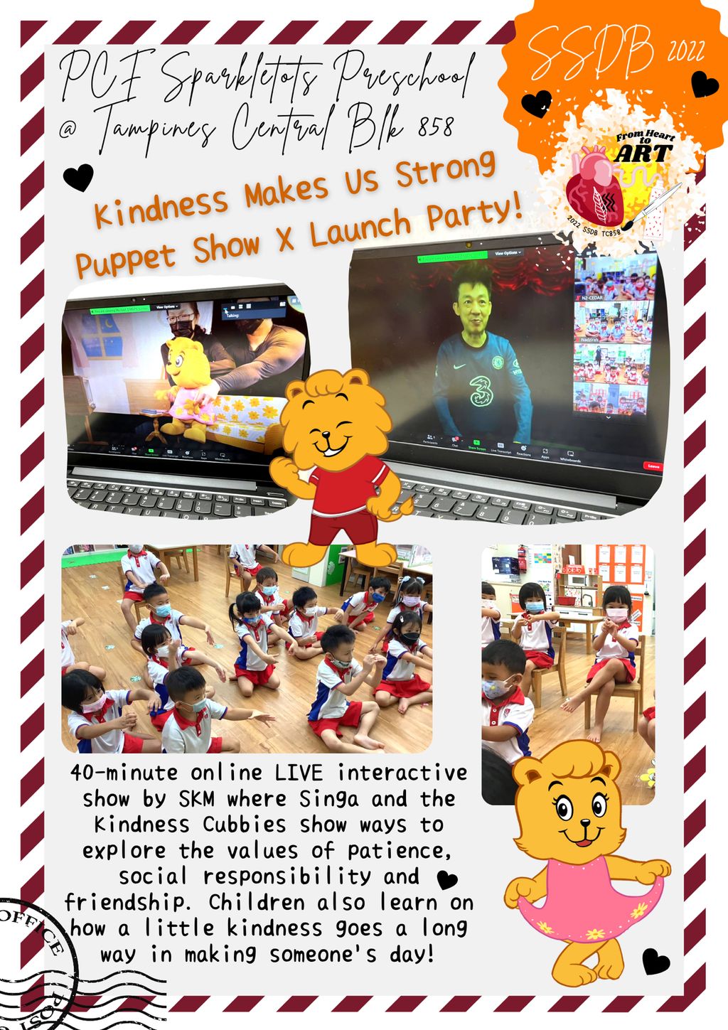 Kindness Makes Us Strong Puppet Show x Launch Party 2022! (From HEART to ART)