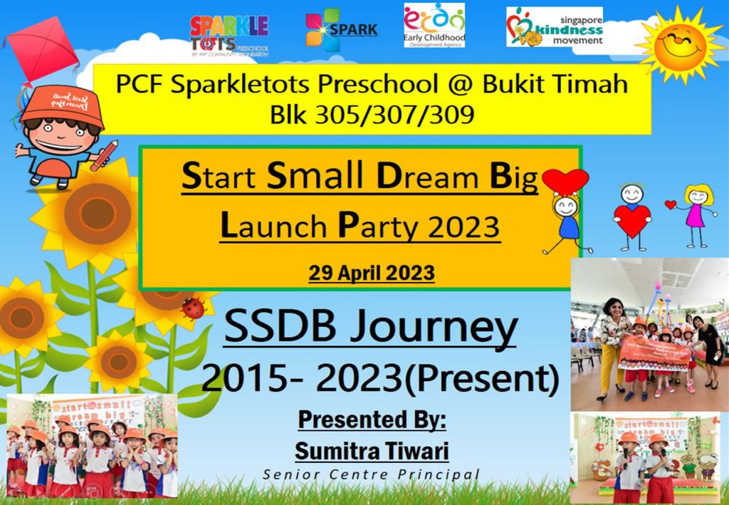 PCF SPARKLETOTS PRESCHOOL @BUKIT TIMAH CC 305 SSDB LAUNCH PARTY