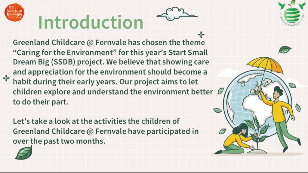 Greenland Childcare @ Fernvale Start Small Dream Big Project 2023 - Nurture Nature — photo 2