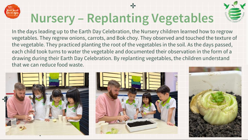 Greenland Childcare @ Fernvale Start Small Dream Big Project 2023 - Nurture Nature — photo 6