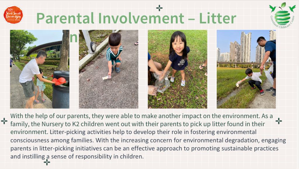 Greenland Childcare @ Fernvale Start Small Dream Big Project 2023 - Nurture Nature — photo 9