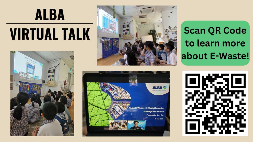 Kindergarten 2’s Talk with ALBA about Recycling and E-Waste!