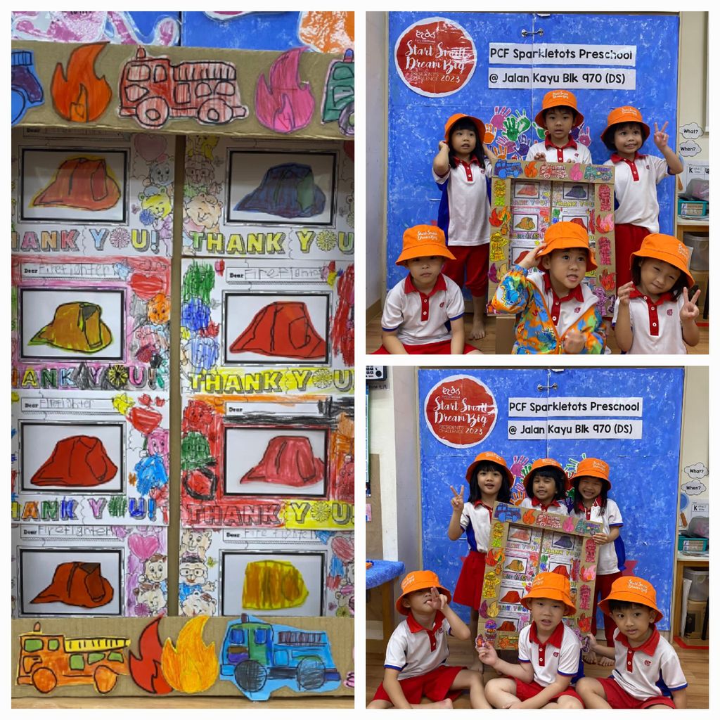 Tribute to our Firefighters by children of PCF Sparkletots Preschool @ Jalan Kayu Blk 970 — photo 1