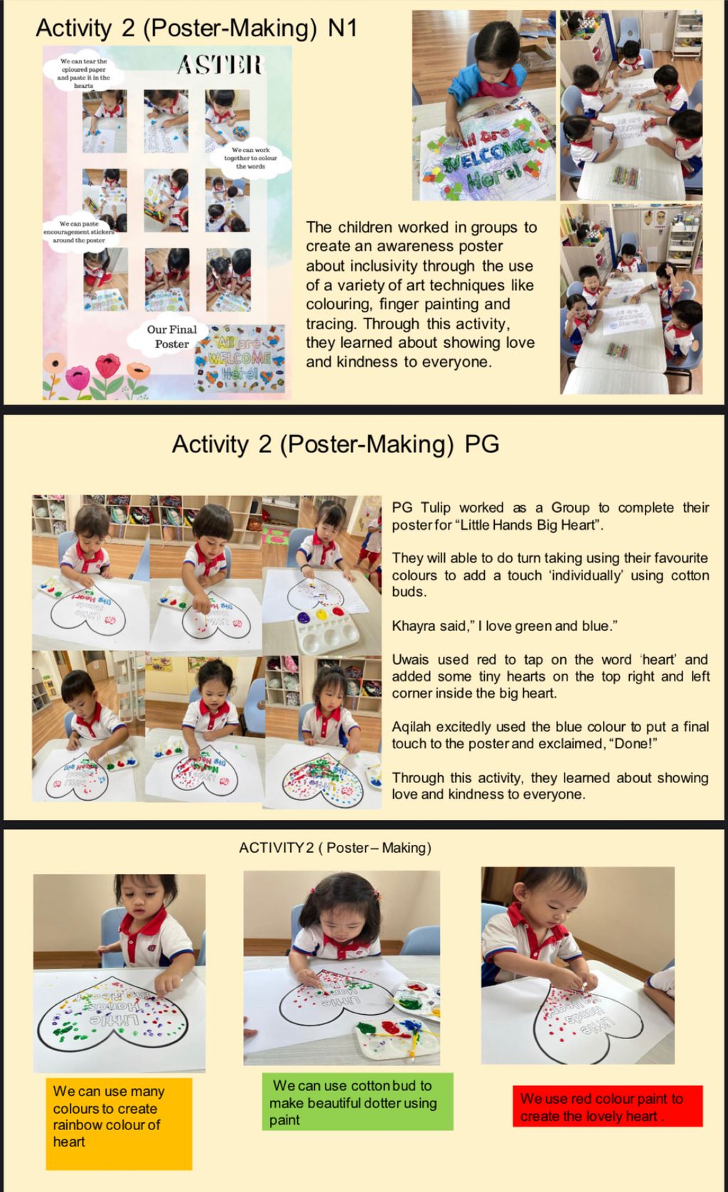 POSTER MAKING : INCLUSION