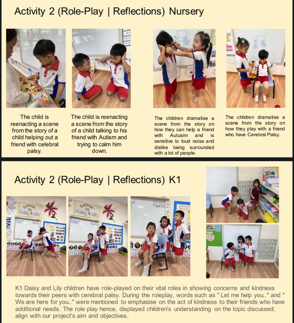 ROLEPLAY : KINDNESS TOWARDS CHILDREN WITH NEEDS