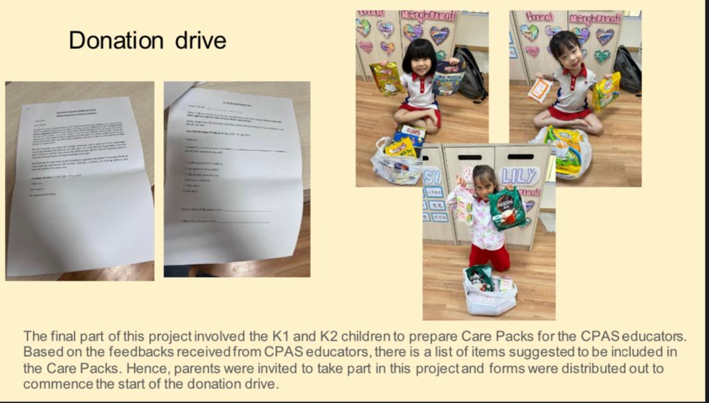 Care Pack Donation Drive for CPAS Educators