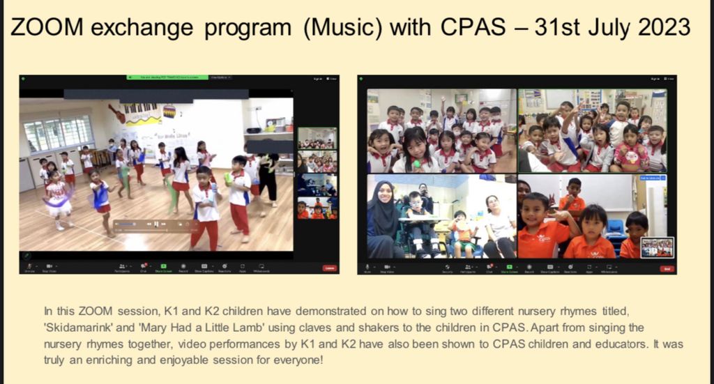 ZOOM session with CPAS Educators and students🤩
