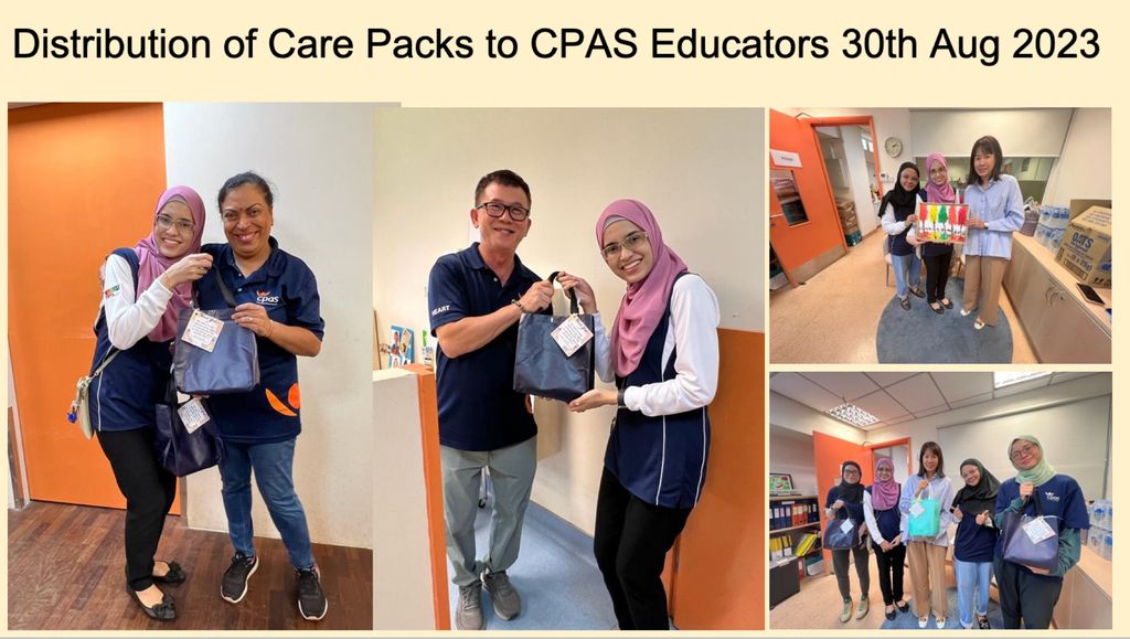 Distribution of CARE Packs to CPAS Educators : 30th Aug 2023 🛍️🎊 — photo 3