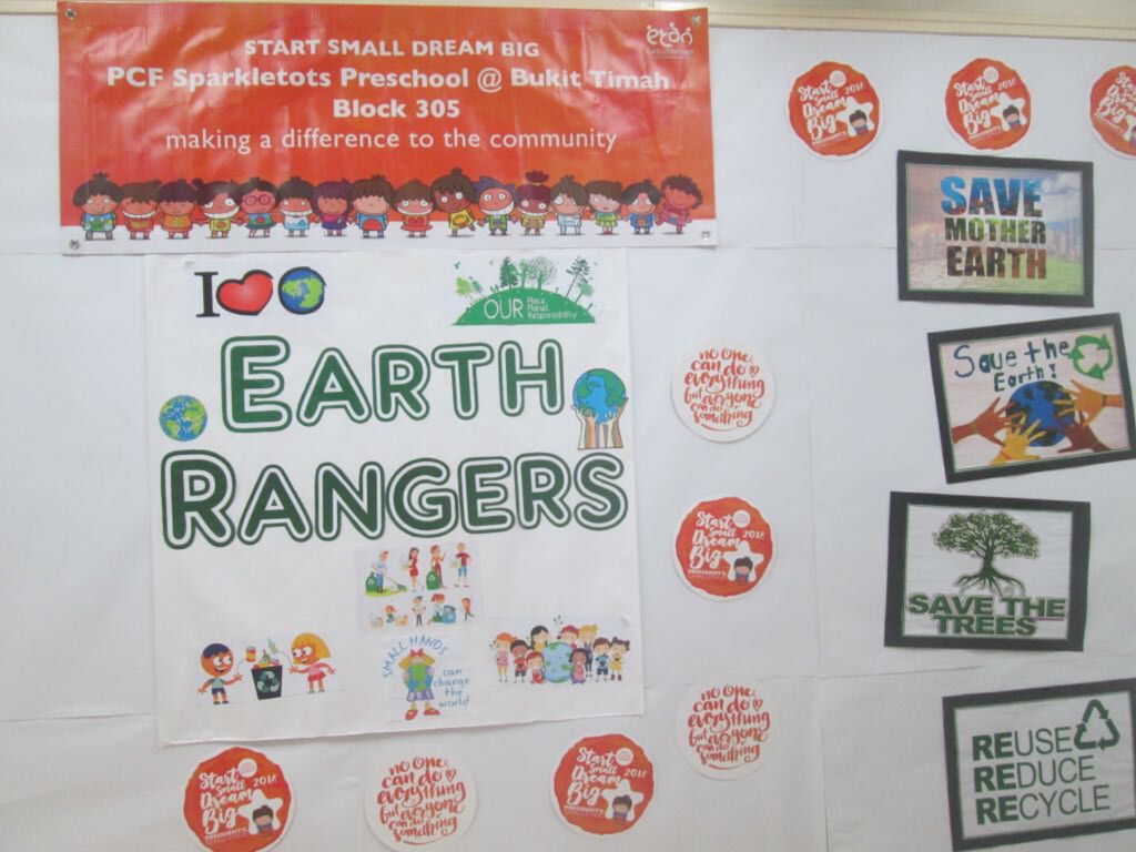 Start Small Dream Big 2018 Launch Party 'Earth Rangers' @ PCF Sparkletots Preschool at Bukit Timah Block 305/307/309