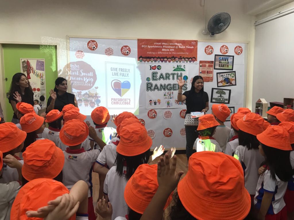 Start Small Dream Big 2018 Launch Party 'Earth Rangers' @ PCF Sparkletots Preschool at Bukit Timah Block 305/307/309 — photo 5