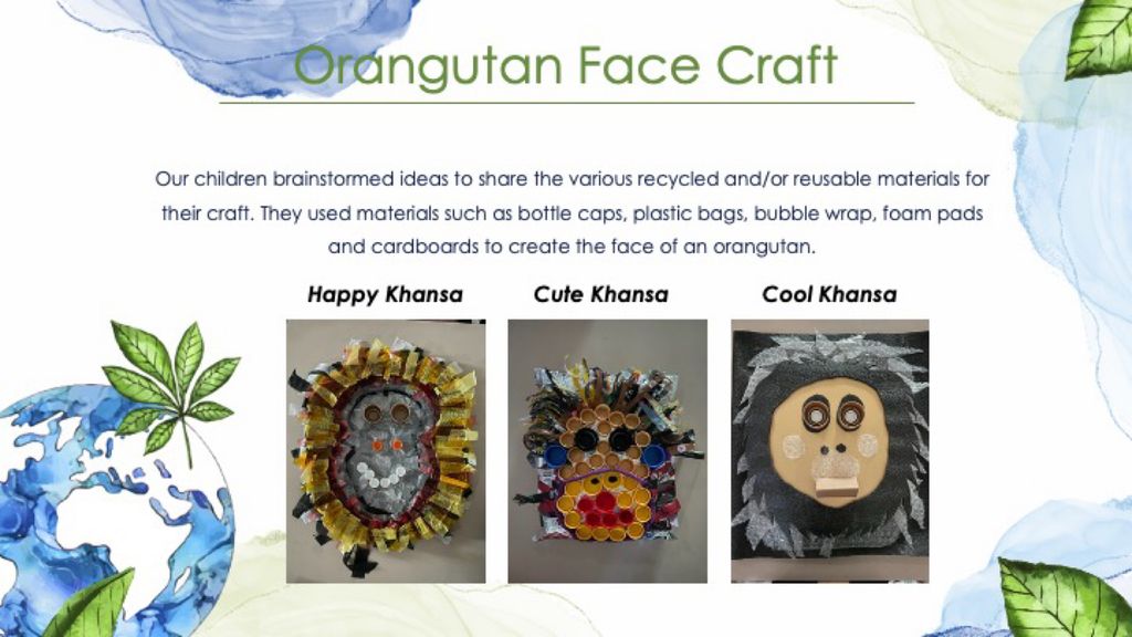 Orangutan Face Craft! — photo 2