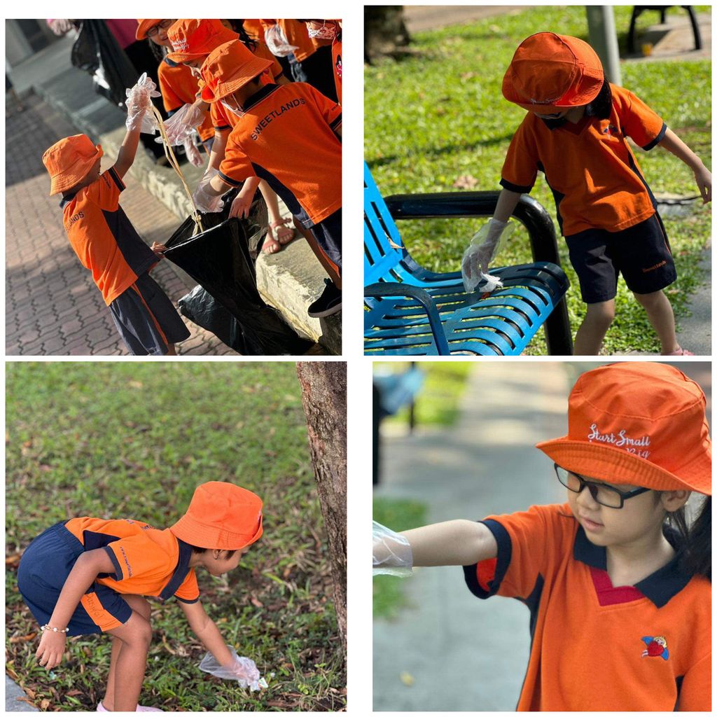 Sweetlands Childcare Woodlands 643 Pte Ltd - Litter Picking to keep clean at neighborhood — photo 2