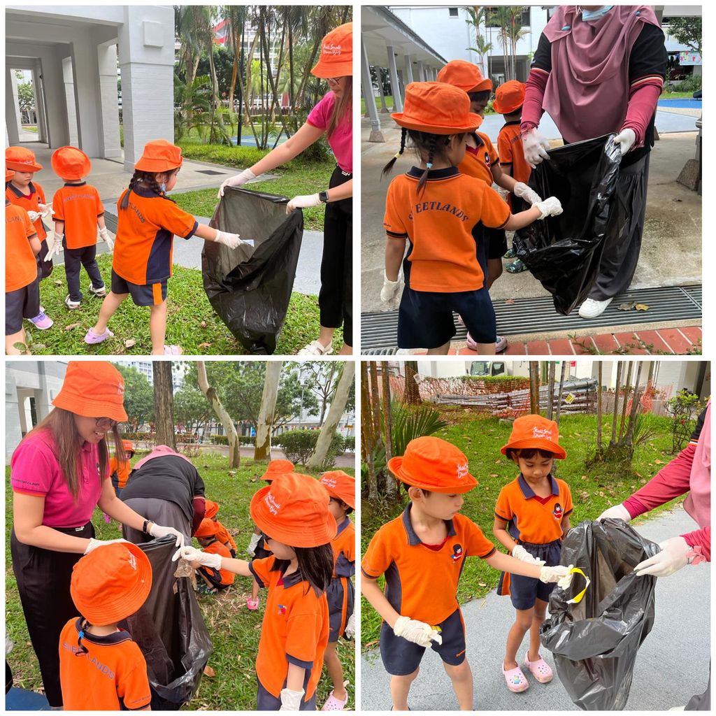 Sweetlands Childcare Woodlands 643 Pte Ltd - Litter Picking to keep clean at neighborhood — photo 3