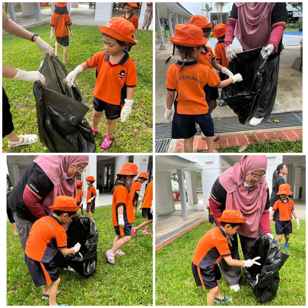 Sweetlands Childcare Woodlands 643 Pte Ltd - Litter Picking to keep clean at neighborhood — photo 4