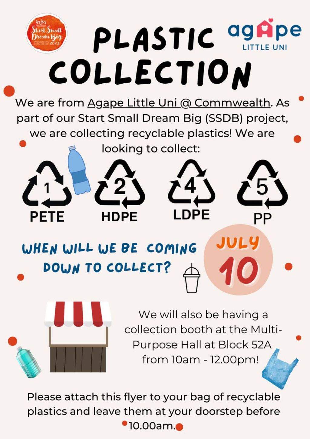 2023 The Plastic Mission; Collecting Recyclable Plastics from our Community! — photo 2