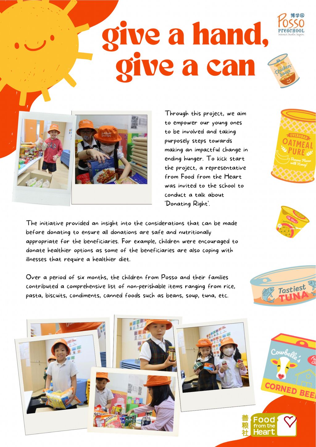 Posso Preschool @ Tampines Point - SSDB: Give a Hand, Give a Can — photo 3