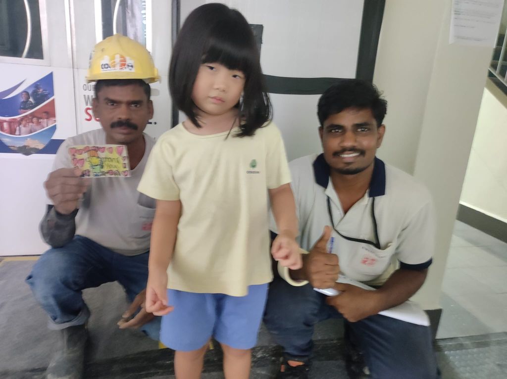 Showing our appreciation towards the construction workers