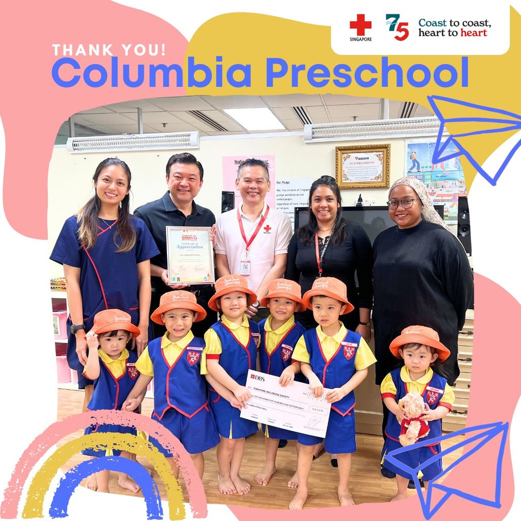 Columbia Preschool Art Exhibition and Charity Drive with Singapore Red Cross Society