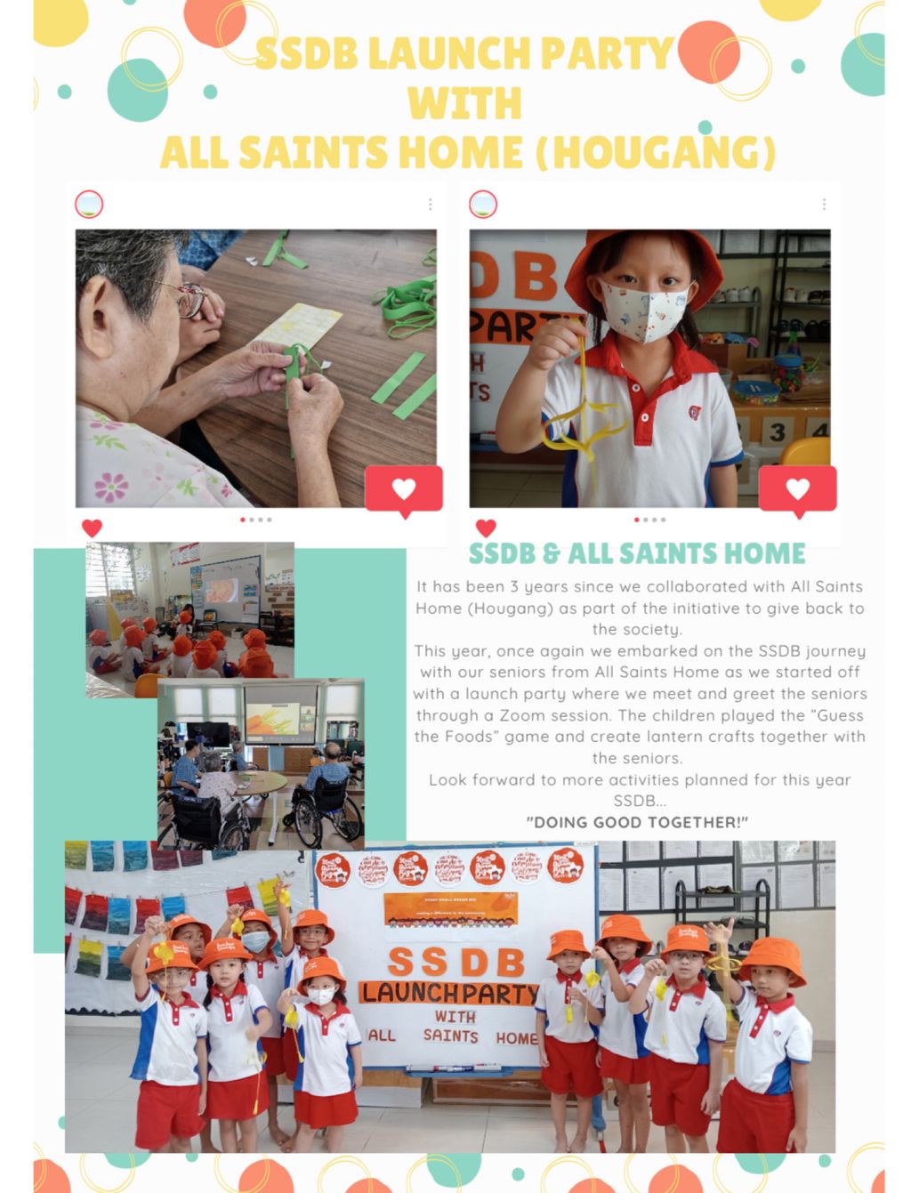 SSDB Launch Party with All Saints Home (Hougang)