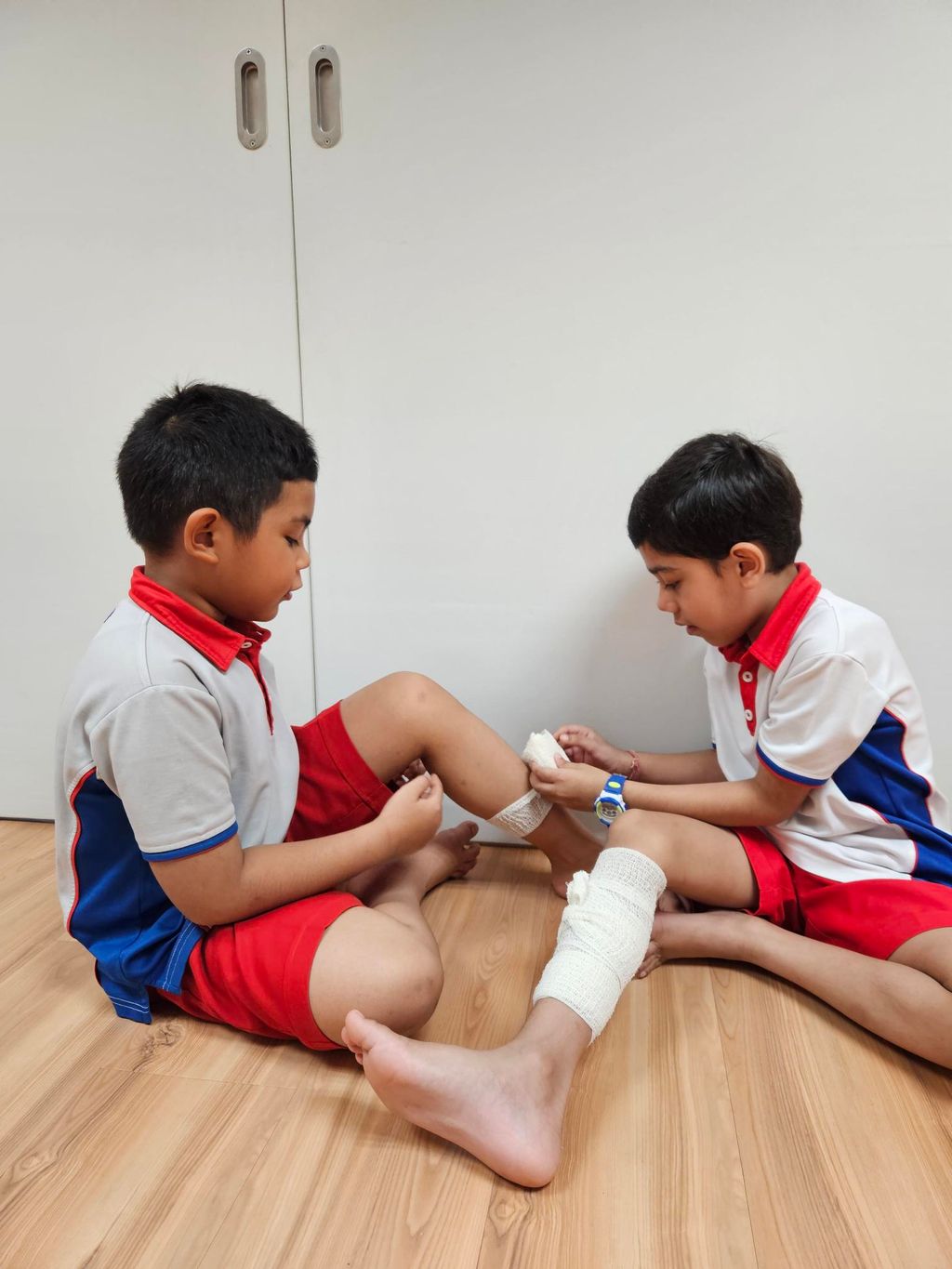Red Cross Junior (RCJ) Programme: Centre Visit by RCJ Mascot & Basic Bandaging Training Session on 23 April 2024 — photo 1