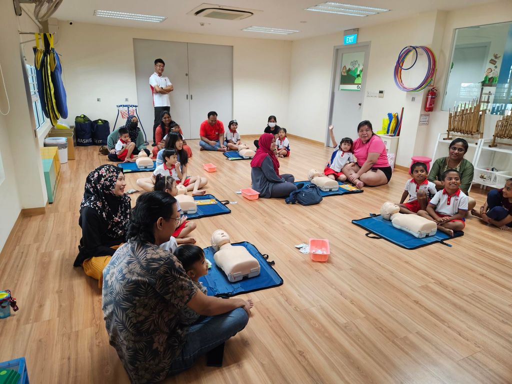 Red Cross Junior (RCJ) Programme: CPR + AED Awareness Workshop on 9 July 2024