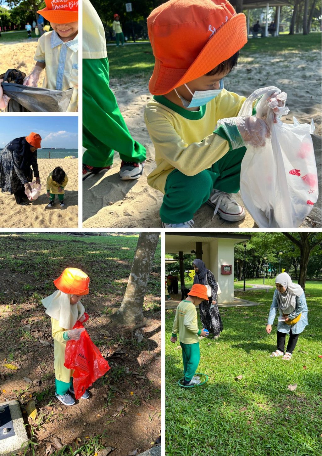 Jamiyah Kindergarten: Beach Cleanup@East Coast Beach (SSBG/Go Green SG) — photo 2
