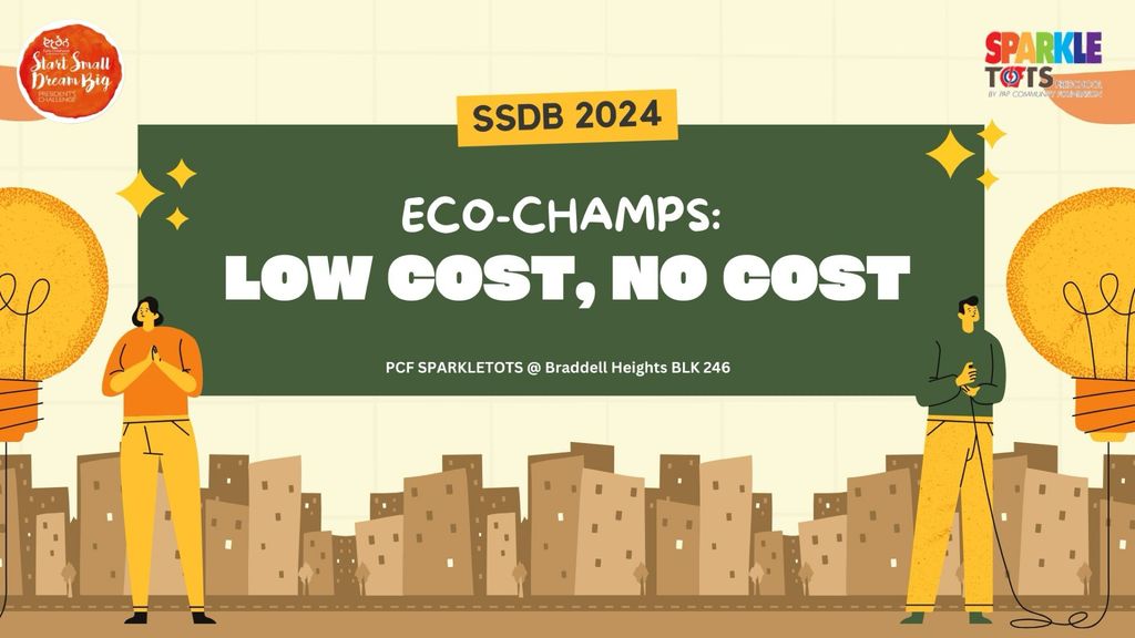 Eco-champs: LOW cost, NO cost