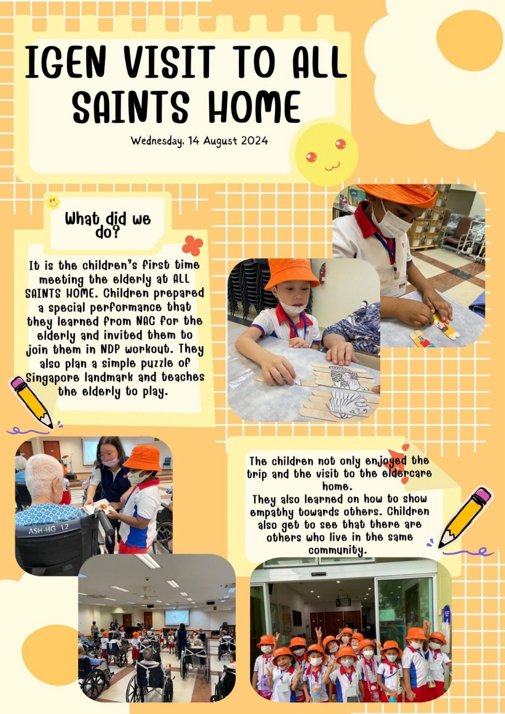 Give back to the community - All Saints Home