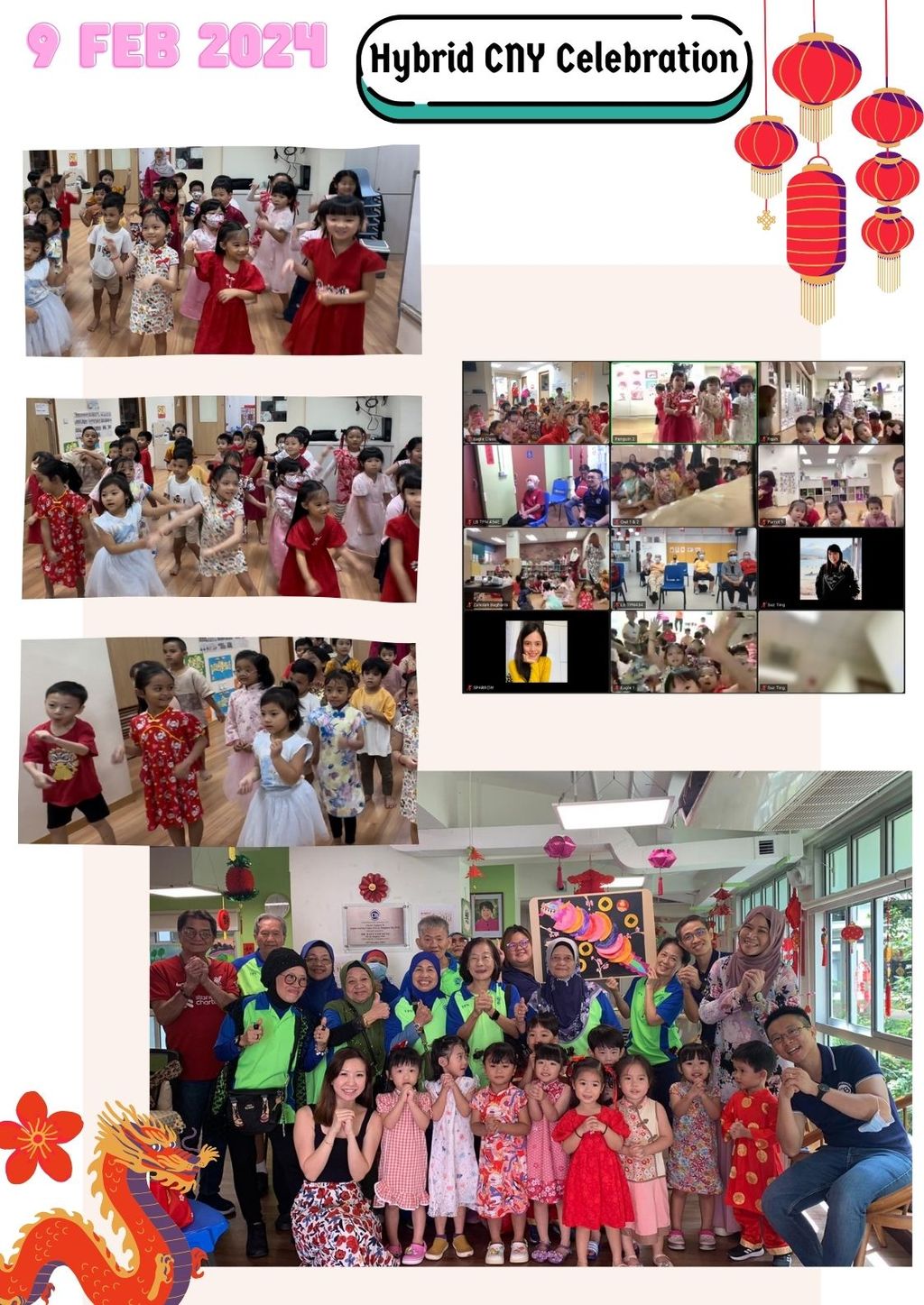 Integenerational Hybrid CNY Celebration with Lion Befriender Senior Activity Centre
