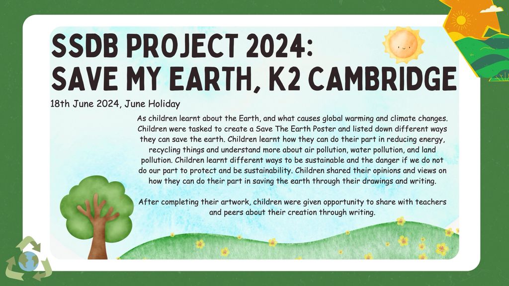 Start Small Dream Big Project 2024 - We Love Our Earth — photo 3