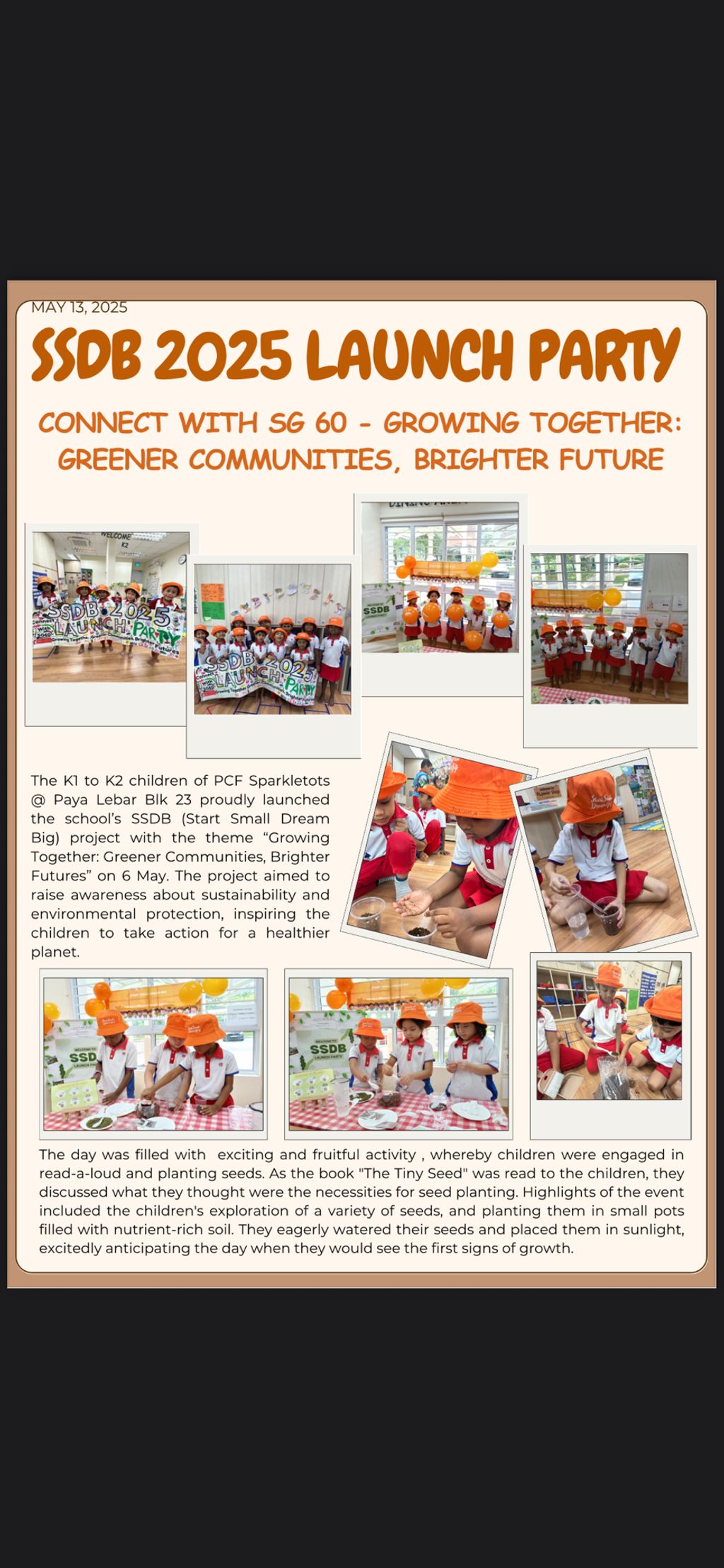 PCF Sparkletots @ Paya Lebar Blk 23 SSDB 2025 Launch Party