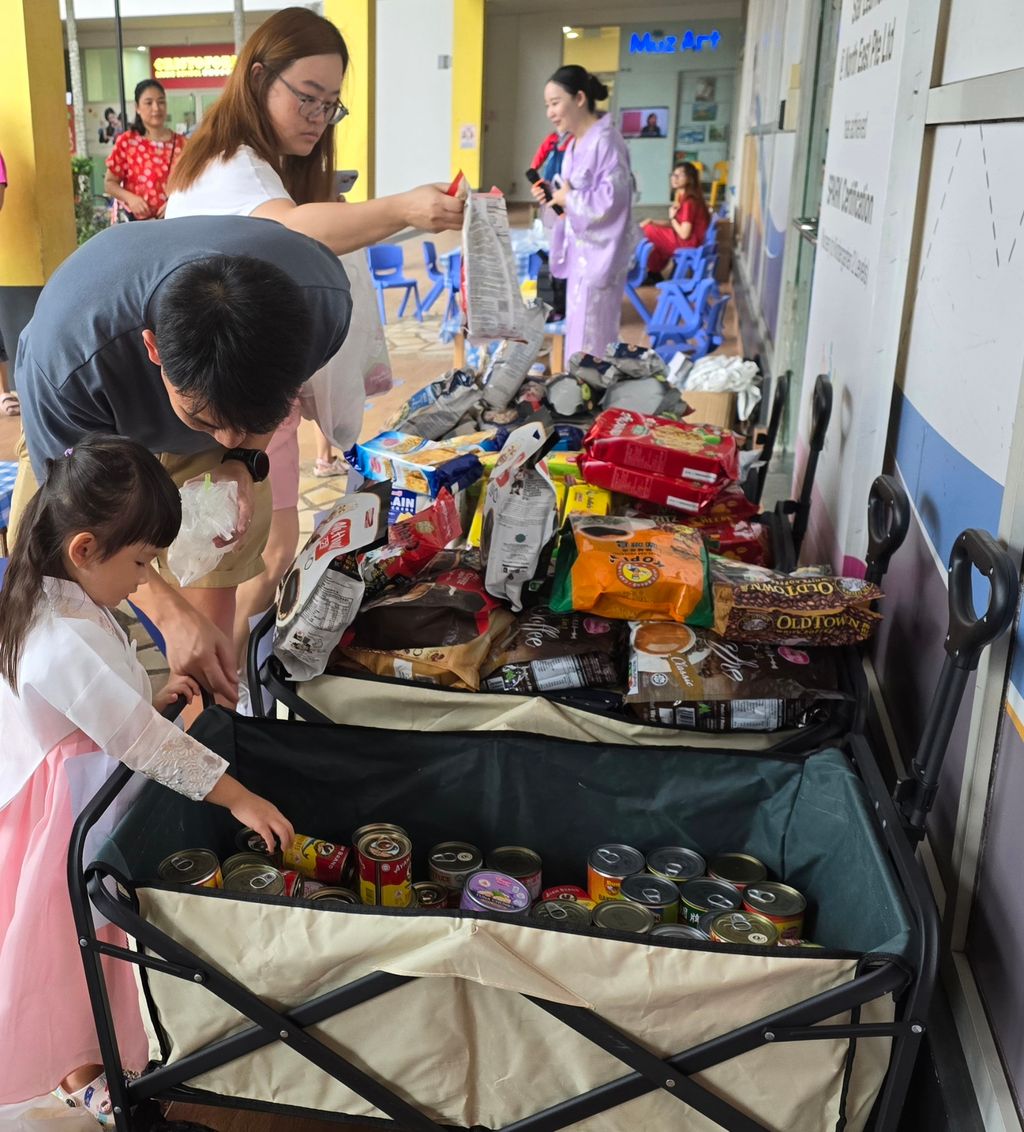 Essential groceries donation drive