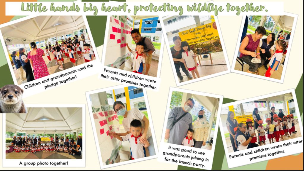 PCF Sparkletots Preschool@Canberra Blk 337 (CC) SSDB Launch: Little Hands, Big Hearts, Protecting Wildlife Together