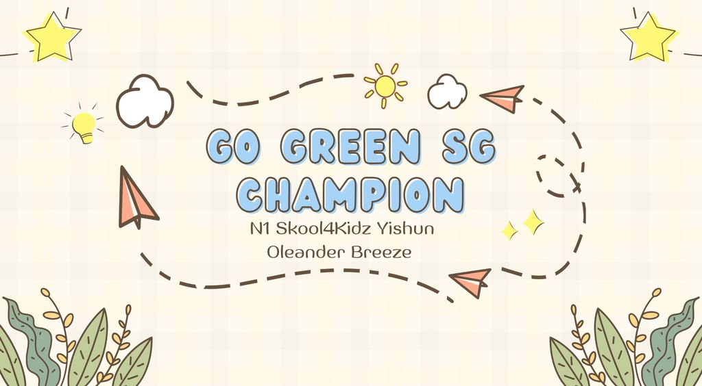 SSDB 2025 Go Green SG Champion