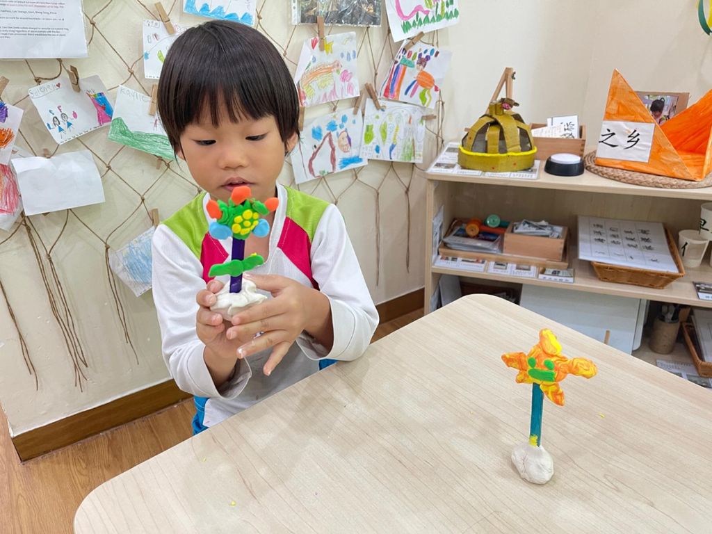 小小植物家，黏土创造