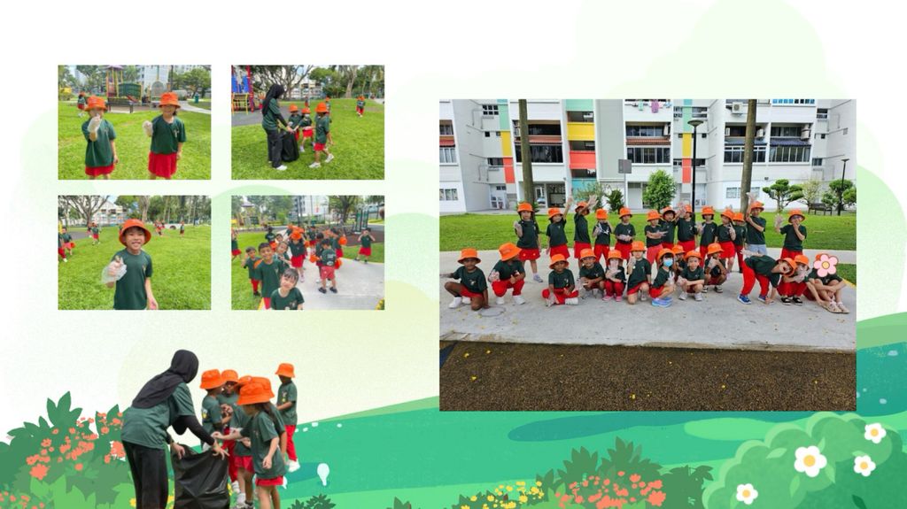 PCF Sparkletots Preschool KU326(DS)”Together for Tomorrow, Empowering Young Heart” #2: Litter picking in the neighbourhood