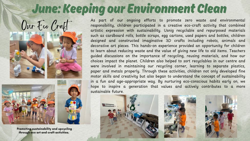 Keeping our Environment Clean (June 2025)
