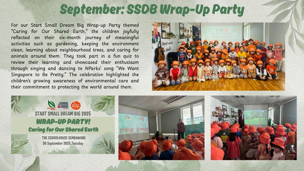 SSDB Wrap-Up Party: Caring for Our Shared Earth