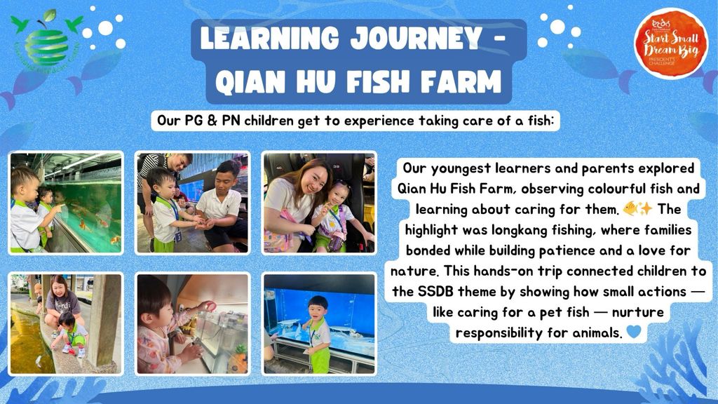 Tiny Hands, Big Splash: Learning Journey to Qian Hu Fish Farm