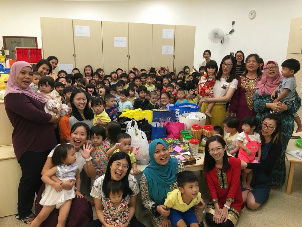 Giving of 'Sadaqa' - Charitable donation by NurtureStars Punggol to Pertapis Home! Remembering the less fortunate and underprivileged during festivity! — photo 3