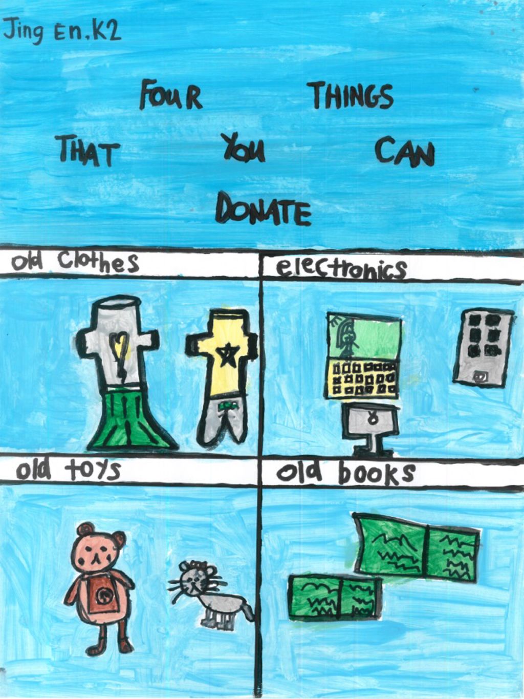 Superheroes Caring For The Environment: Distributing Posters to the Community — photo 3