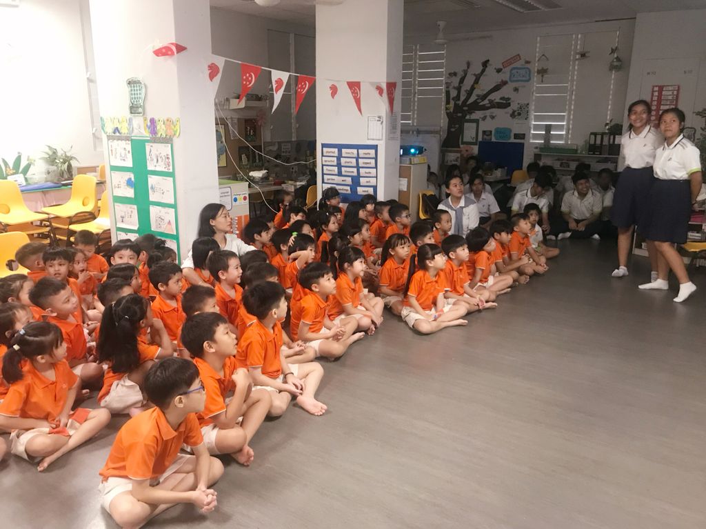 A visit from our “Kindness Ambassadors” from Meridien Secondary School Sec 3NT students