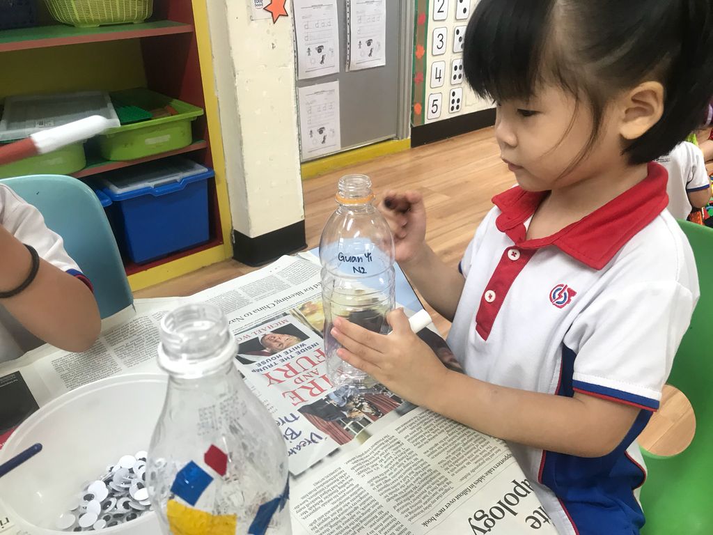 Upcycling our water bottles through planting — photo 3