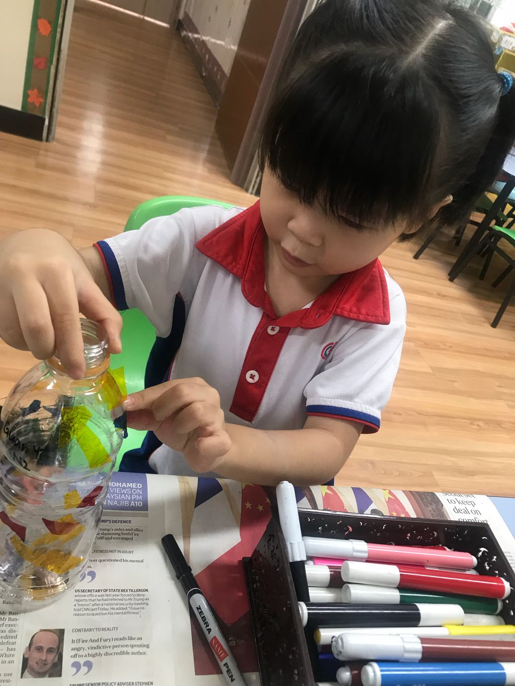Upcycling our water bottles through planting — photo 9