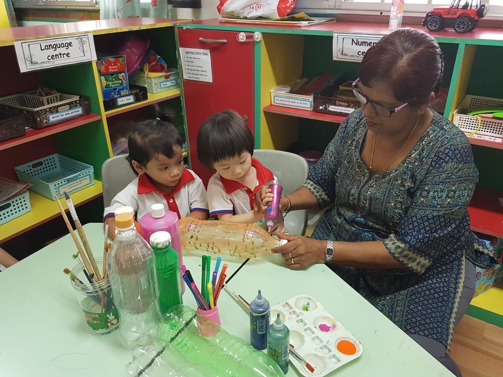 Upcycling our water bottles through planting — photo 16