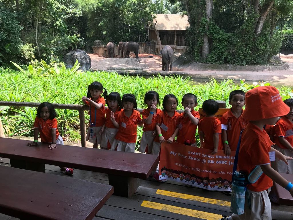 Field Trip to Singapore Zoo: Elephants of Asia Show — photo 12