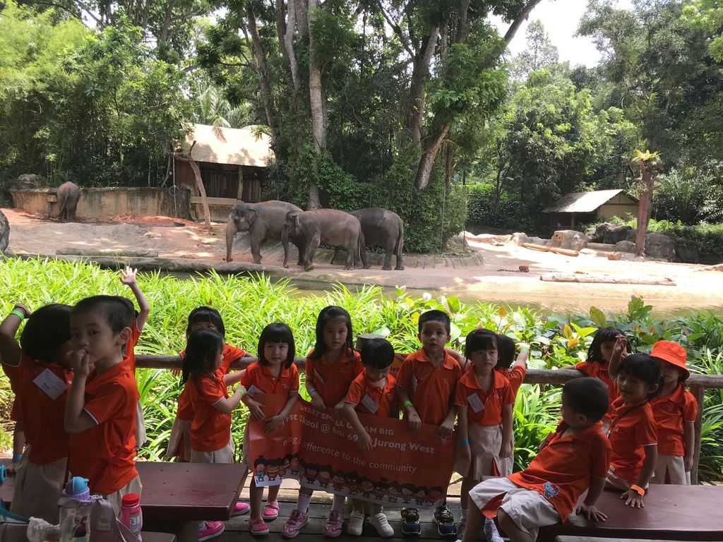 Field Trip to Singapore Zoo: Elephants of Asia Show — photo 17